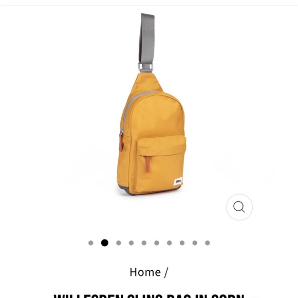 WILLESDEN SLING BAG IN CORN - Picture 2 of 5